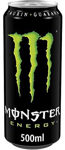 MONSTER ENERGY Original - Pack de 4 latas 500 ml (2 litros) Bebida energética