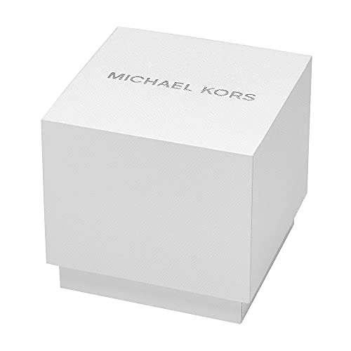 Michael Kors Reloj para mujer Pyper, movimiento de tres manecillas, caja de aleación dorada de 38 mm con correa de aleación