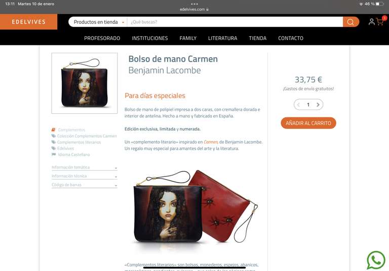 Pack Japón de Benjamin Lacombe 62’49€ + regalo monedero y bolso de mano Carmen