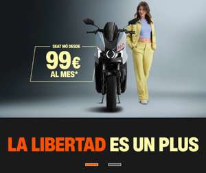 Alquiler mensual moto eléctrica Seat Mó 125. Cancelable mensualmente. Cuota de inscripción 1€ (antes 199€)