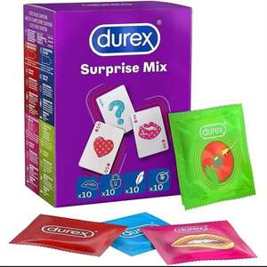 Lote de preservativos Durex Surprise Mix 40 unidades