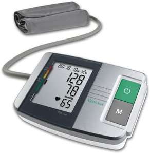 medisana MTS Tensiómetro de brazo, medición precisa de la presión arterial y el pulso con memoria, función de latido irregular