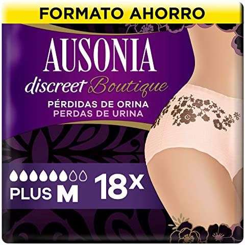 Pack de 18 bragas para pérdida de orina talla M - Ausonia Discreet Boutique Pants