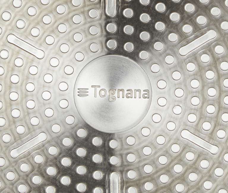 Tognana Stone & Wood Juego de 3 sartenes, Aluminio Silicona Cristal, Gris