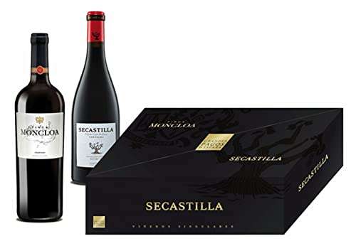 Estuche Secastilla - Vino Tinto D.O. Somontano - 750 ml + Finca Moncloa Syrah & Cabernet Sauvignon - 750 ml - Total: 1500 ml