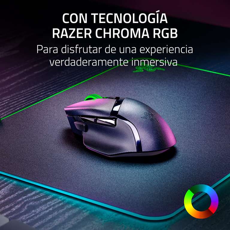 Razer Basilisk V3 X HyperSpeed - Ratón Inalámbrico Gaming 18000 DPI - RGB
