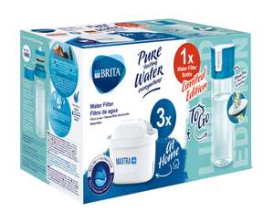 BRITA Pack Botella Filtrante de Agua Vital con 3 Filtros MAXTRA+ y 1 filtro