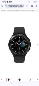 Samsung Watch 4 Classic BT, 46 mm, 1.4", Exynos W920, 16 GB