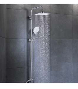 Columna de ducha, APEXFORGE Sistema de ducha ultrafino anticalcáreo de acero inoxidable