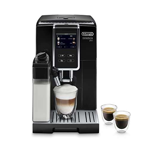 De'Longhi Dinamica Plus ECAM370.70.B Cafetera Superautomática Café y Cappuccino con Sistema de Leche LatteCrema, 12 Bebidas
