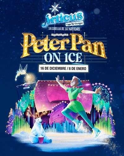 Árticus: Descuento de hasta el 60% en el espectáculo Peter Pan On Ice (sólo Madrid)
