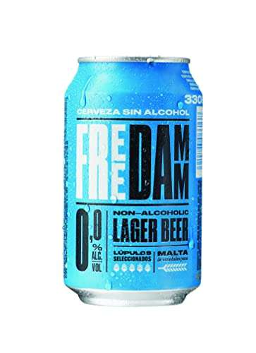 Cerveza sin alcohol Free Damm 24 latas
