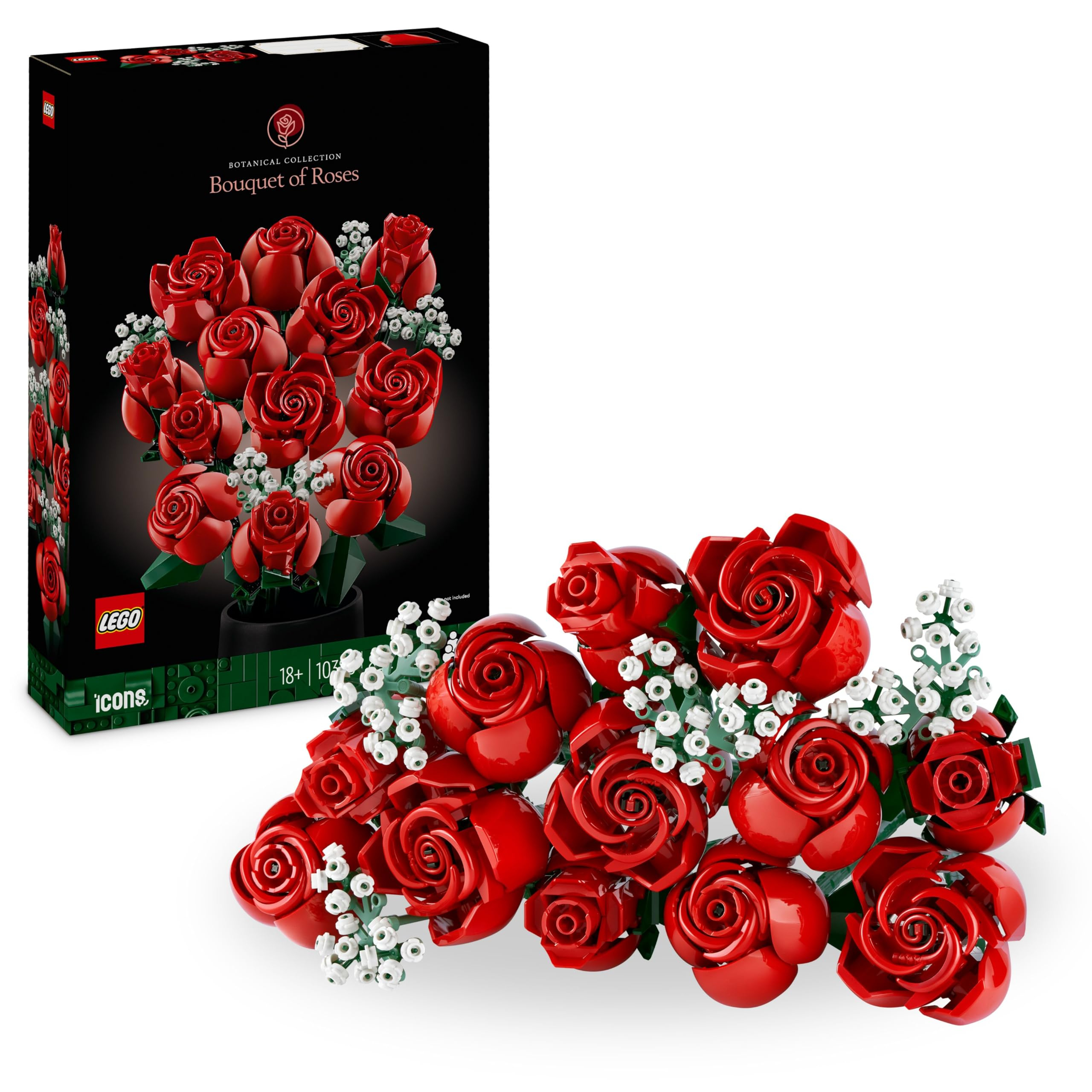 LEGO Botanicals Ramo de Rosas Rojas (10328)