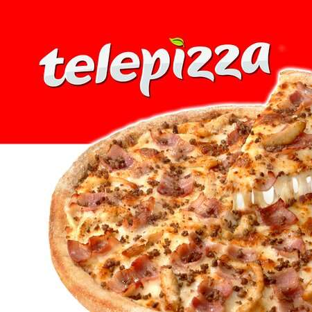 Telepizza: Martes locos 4 pizzas medianas a 4,46€/u (A recoger)