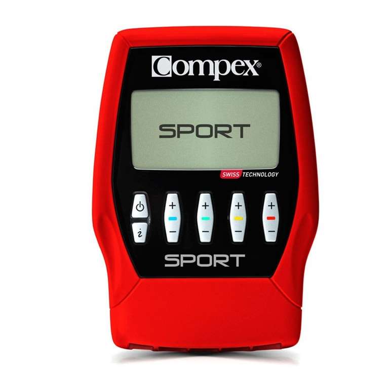 Compex sport - electroestimulador red/black