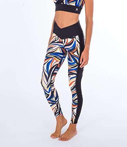 Hurley H20 Dri V-Shaped Colorblock Legging - Pantalones Mujer. Talla M a 18,89 y talla S a 15,95€