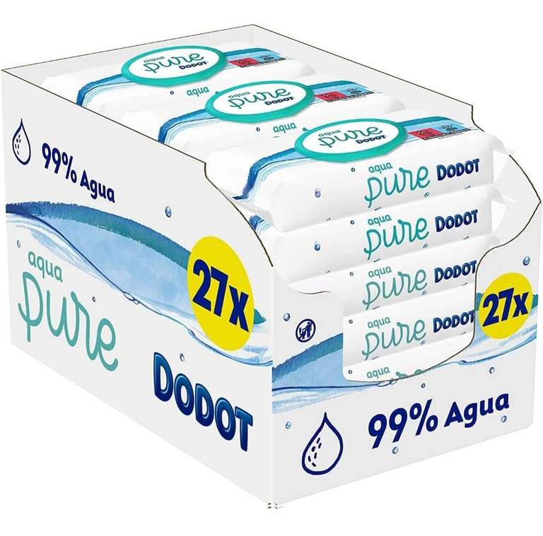 Dodot Aqua Pure 27 Paquetes (Aplicando cupon)