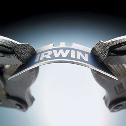 IRWIN - Cuchillas trapezoidales Bi-Metal Azul, 100 unidades, dispensador.
