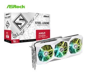 ASRock Radeon RX 7800 XT Steel Legend OC 16GB GDDR6 - Tarjeta Gráfica + Starfield