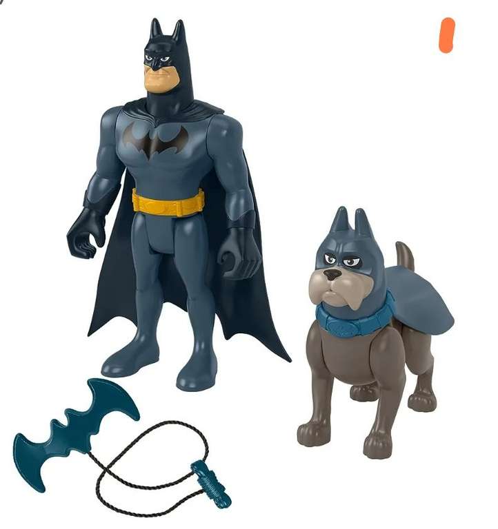 Fisher-Price DC Comics DC Liga de Super Mascotas Ace Héroe y Mascota Figuras de Juguete