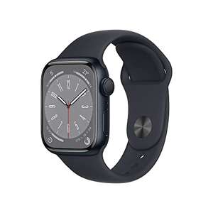 Apple Watch Series 8 GPS 41mm - Caja de Aluminio con Correa Deportiva, GPS, Medianoche