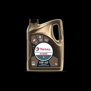 Total Classic 9 5W40 5L TOTAL: Aceite sintético multigrado para motores gasolina y diésel
