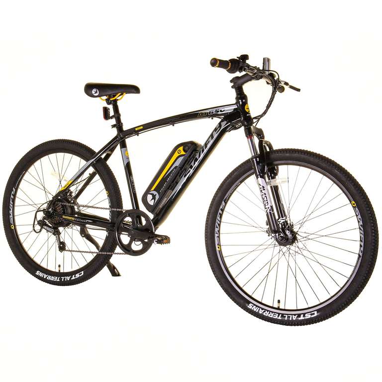 Swifty Mountain Ebike Bicicleta eléctrica con cambio Shimano de 7 velocidades y frenos de disco