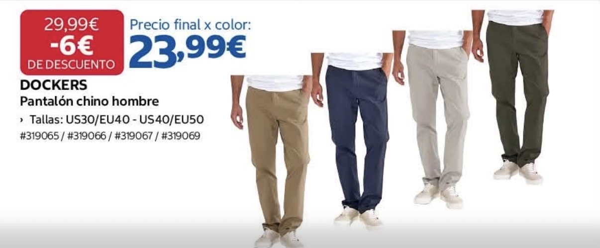 Dockers Pantalón chino Hombre