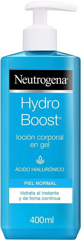 Neutrogena Loción Corporal Hidratante en Gel Hydro Boost, Piel Normal a Seca, Textura Ligera, 400 ml (Paquete de 1)