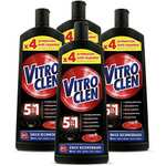 Vitroclen Limpiador de Vitrocerámica en crema, acción protectora y desengrasante - Pack de 4 x 450 ml