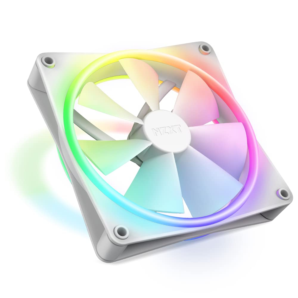 NZXT F140 RGB Duo - Ventilador PC RGB Doble Cara 140mm - Blanco