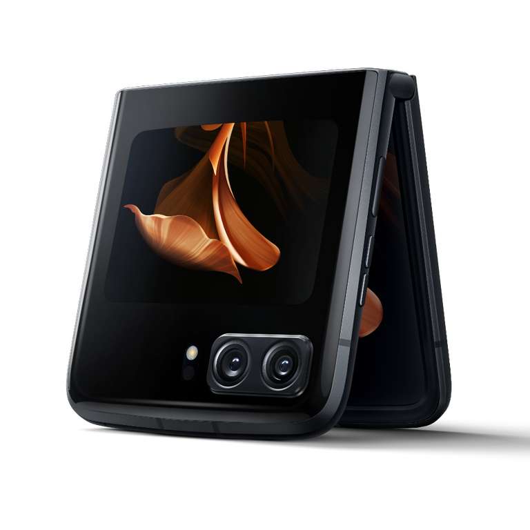 Motorola RAZR 2022, 8/256 GB, 5G Snapdragon 8+, Cámara OIS 50 MP, Pantallas FHD y OLED de 6,7" Android 12, eSIM
