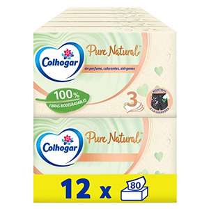 Colhogar Pure Natural 12x80 - Caja de 960 pañuelos