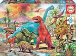Puzzle EDUCA de 100 piezas de dinosaurios para niños a partir de los 6 años [+Fnac]