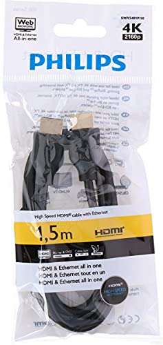 Philips Cable HDMI (1,5 m), color negro