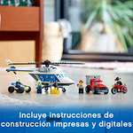 LEGO 60243 City Policía: Persecución en HelicópteroSet de Construcción con Quad ATVMoto y Camión