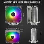 Thermalright Assassin King 120 SE ARGB - Enfriador de CPU (Blanco o gris)