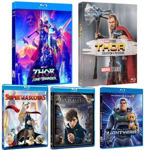 Blu-ray - Thor: Love And Thunder, Thor: Colección 4 Películas, Animales Fantásticos, DC Liga Supermascotas, Lightyear, Bebé Jefazo 2