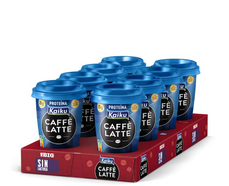 Kaiku Caffè Latte Proteína Mr Big – Bandeja , alta en PROTEINA