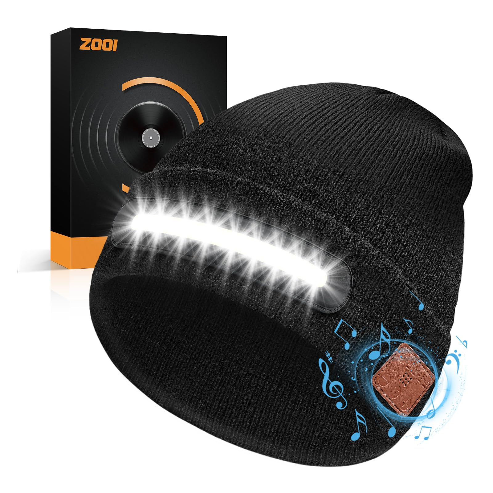 Gorro con Bluetooth con Luces LED