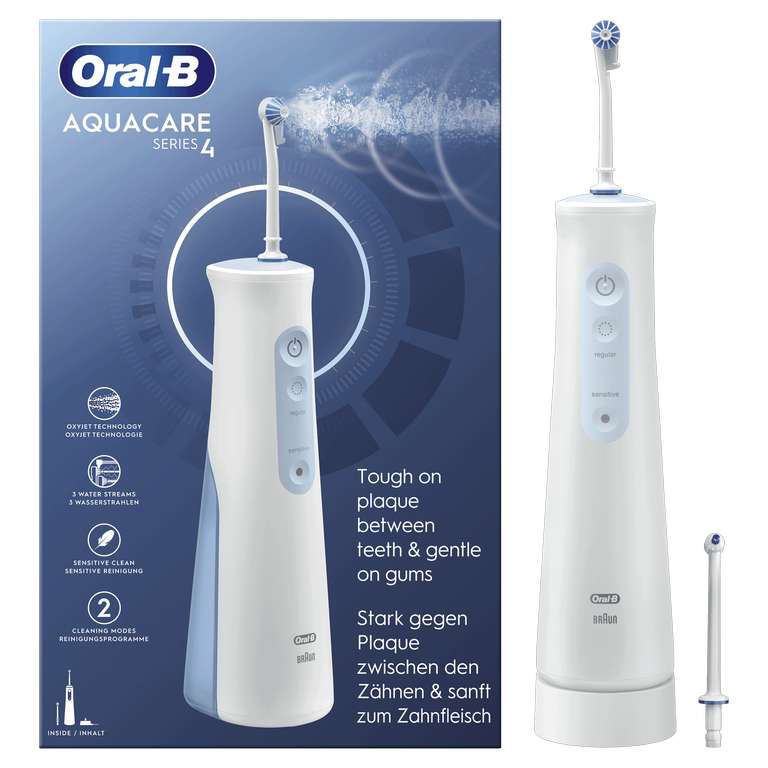 Oral-B Aquacare 4 irrigador de agua con tecnología oxyjet