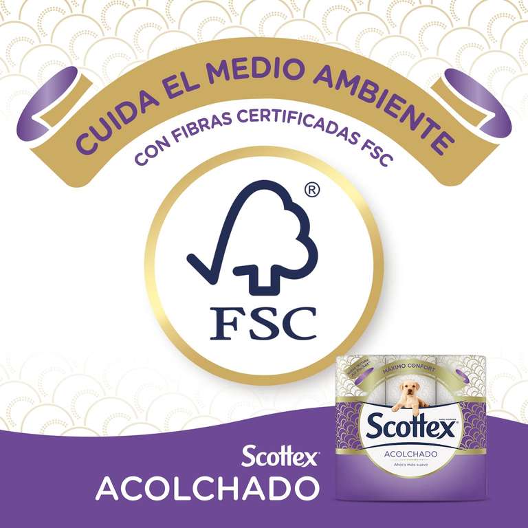 Scottex Acolchado Papel Higiénico 63 rollos