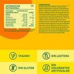 Vitaminas para la Energía y Concentración | Con Cafeína, Té Verde, Ginseng, Guarana y Vitamina C, B12 y B6 | Sabor Mango | 60 Gominolas |