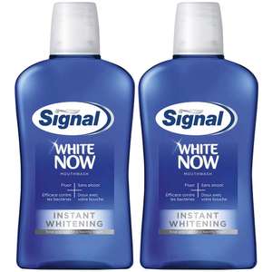 Signal White Now Enjuague Bucal en líquido - 500 ml - 2 unidades. 1'66€/ud