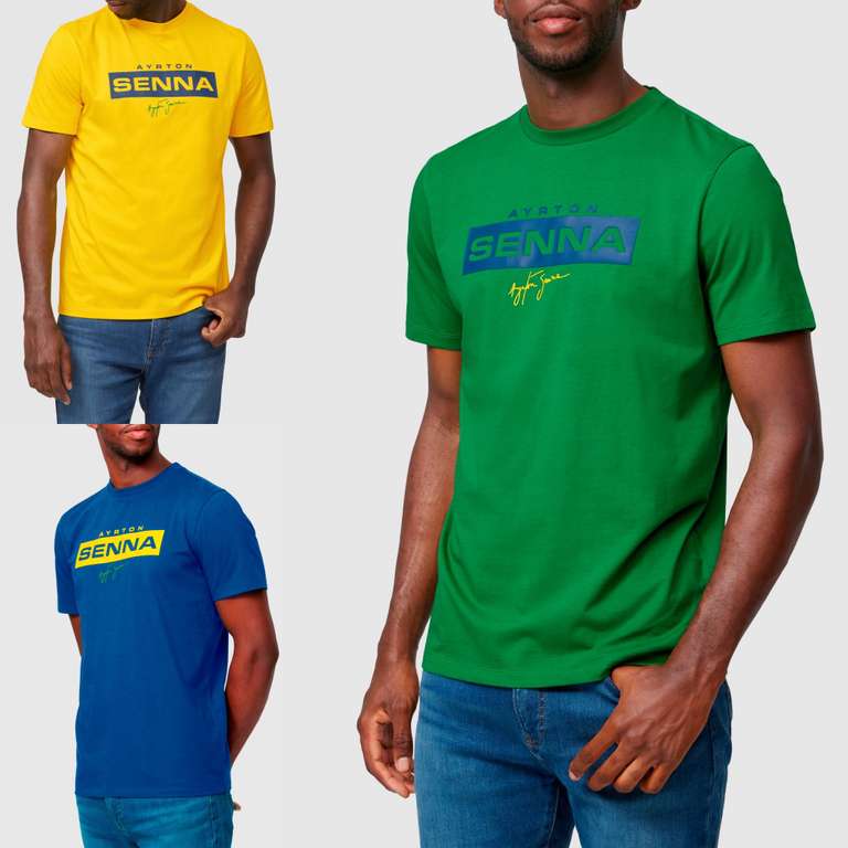 Camisetas AYRTON SENNA | Oficiales | 3 colores | Tallas en descripción