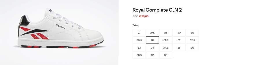 Reebok Royal Complete CLN Zapatillas de Tenis Unisex Niños 
