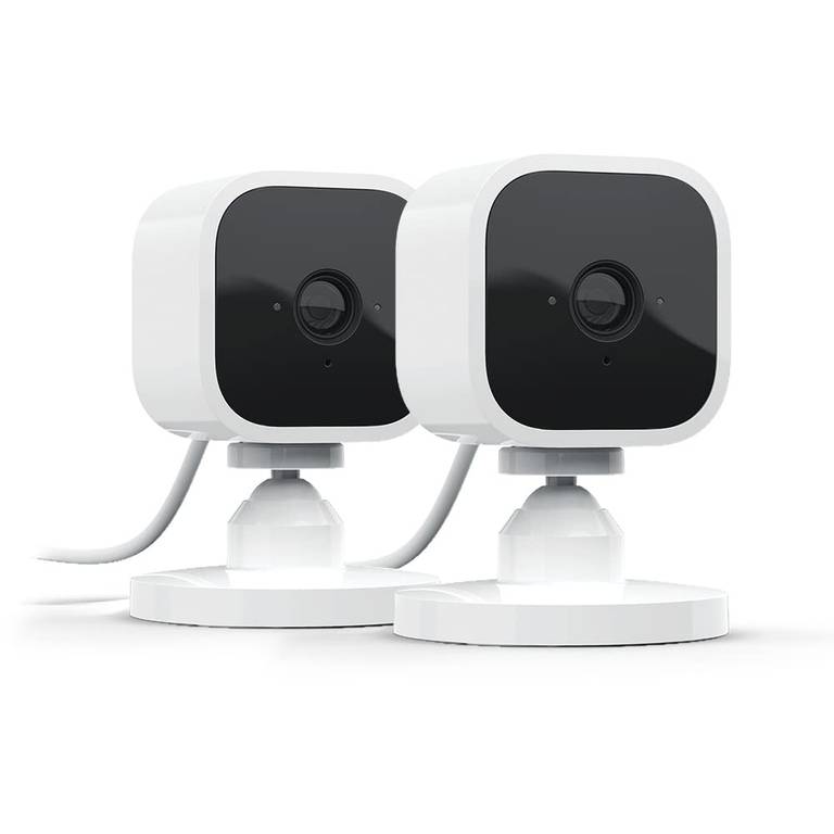 Pack de 2 Cámaras de Seguridad Inteligentes Amazon Blink Mini (Full HD 1080p)