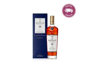 Macallan Sherry Oak 18 Años Single Malt Whisky Escocés, 43% - 700 ml + Estuche