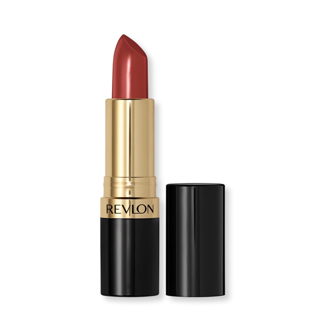 REVLON Super Lustrous Lipstick, Barra de Labios Cremosa, 535 RUM RAISIN | súper hidratante.