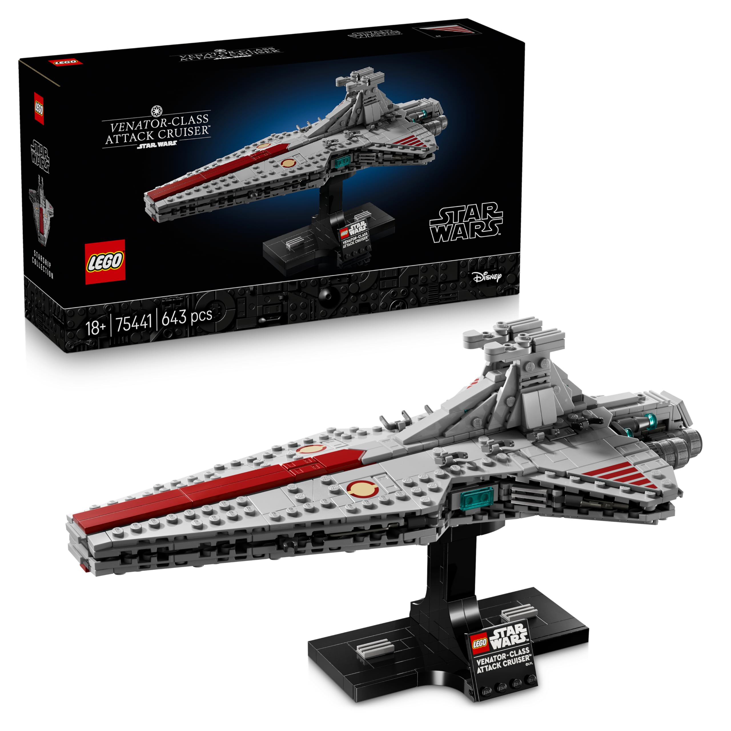 LEGO Star Wars 75441 Crucero de Ataque Clase Venator